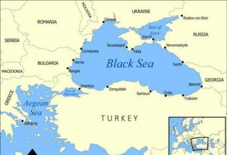 Черное море, интересные факты Черное море внутреннее